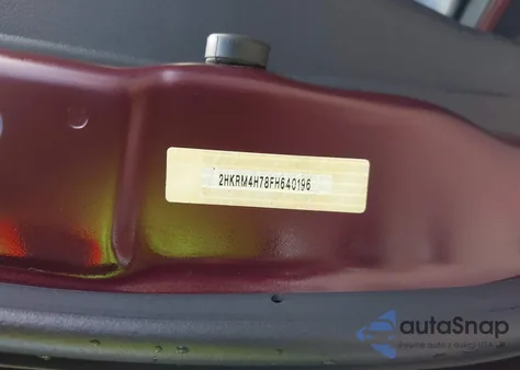 2015 Honda Cr-V Ex-L z USA, uszkodzony, nr VIN 2HKRM4H78FH640196